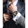 PindowS Men S Luxury Diamond Decorated AnaLog Quartz Waterproof buSineSS dreSS L