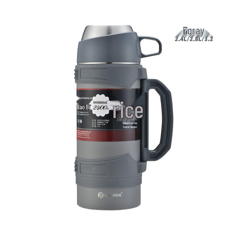 

Bemega 316 Stainless Steel Thermos: Large Capacity Household & Travel Kettle 2400ml