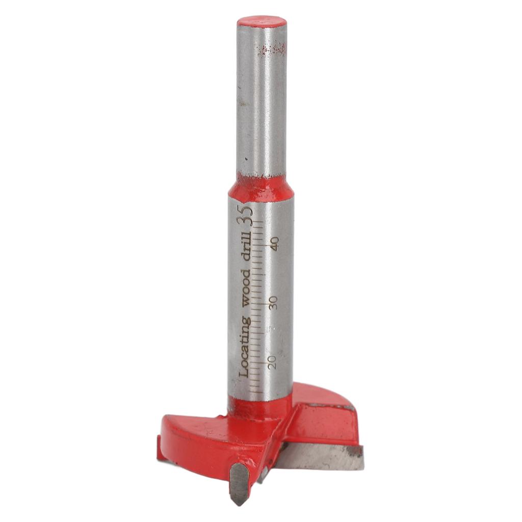 35mm Hinge Boring Jig Kit Hole Locator Red Drill Bit and Wrench for Furniture Cabinet