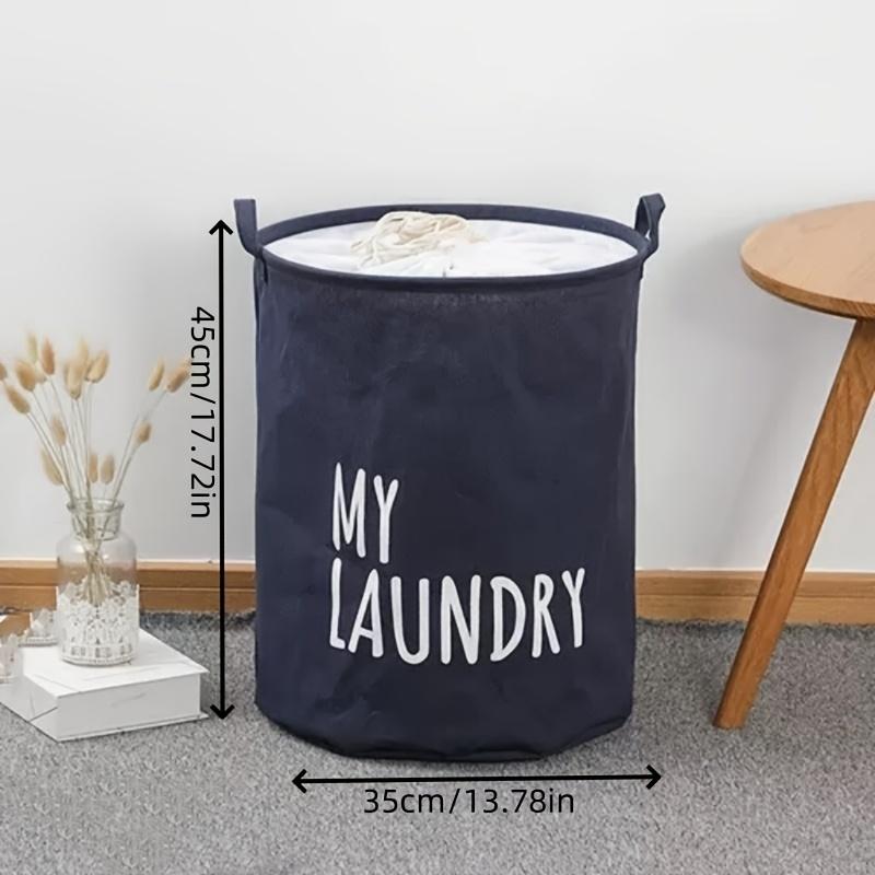 1pc/Household Laundry Basket, Large Capacity, Foldable Dirty Clothes Storage Basket, Dormitory Clothing Storage Basket