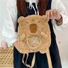 Big Capacity Capybara Crossbody Bag Plush Capybara Capybara Plush Bag  Female Lady Girl