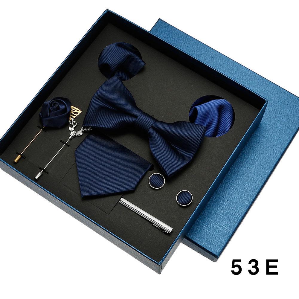 Men's Formal Suit Bow Tie Gift Box Set for Weddings and Business
