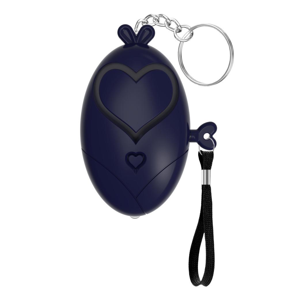 Personal Self Defense Alarm 130DB Heart Shaped Women Elderly Portabl Safety Siren Keychain Emergency Security Protect Alarms