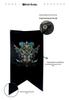 Hero Dark Flag KTV Theme Decoration for Living Room