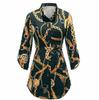 1111 new European and American popular women's shirt and flower skirt
