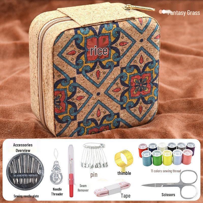 Portable Needle and Thread Kit - Home DIY Sewing Tool Set, Household Sewing Box