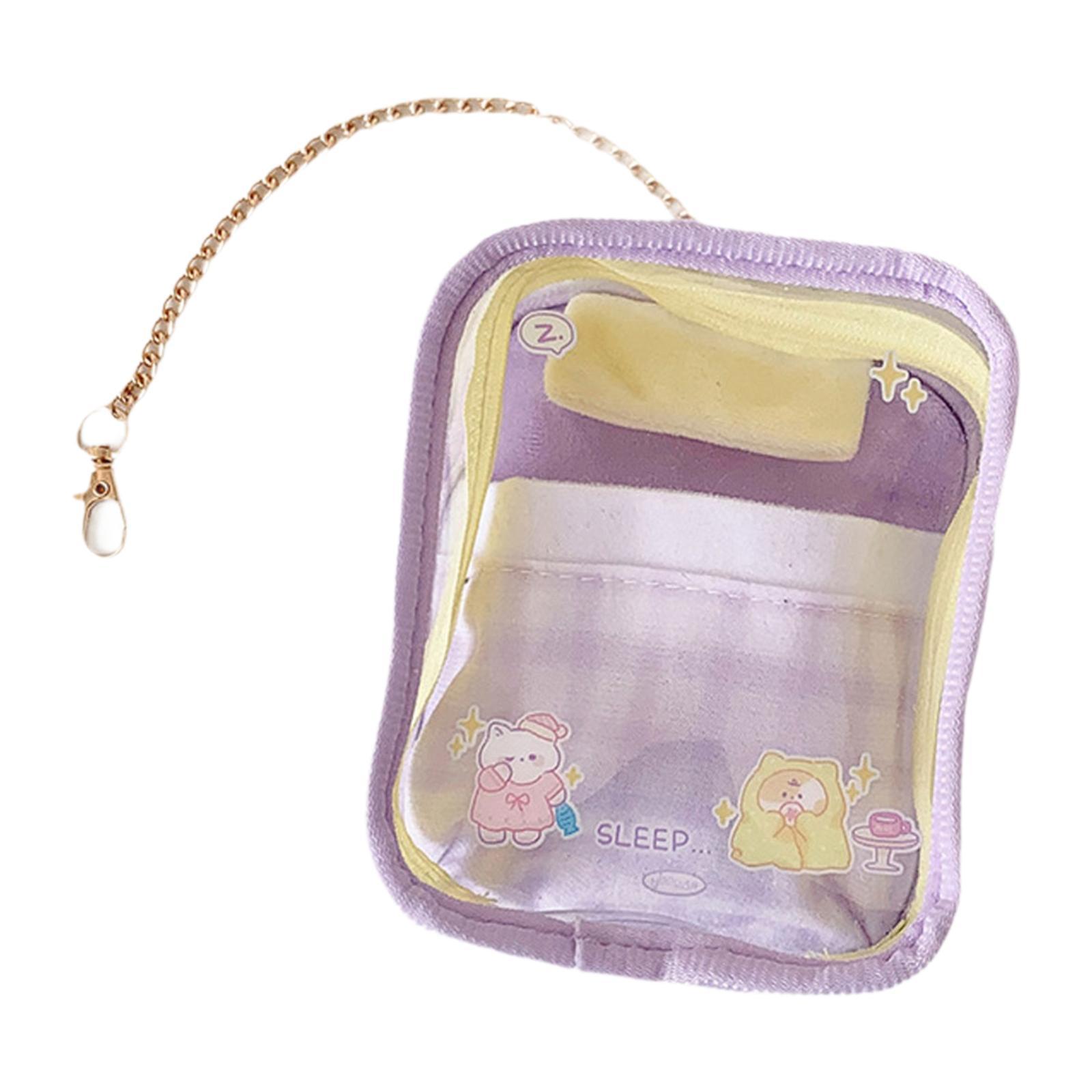 

Multipurpose Doll Carrying Bag Doll Storage Bag for Collectibles Lipstick фиолетовый