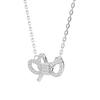 Swarovski Lifelong Bow Design Necklace Unisex necklace Silver 5743577