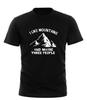 I Live Mountains And 3 People Mountain Climbing - Mens Funny T-Shirt All Sizes