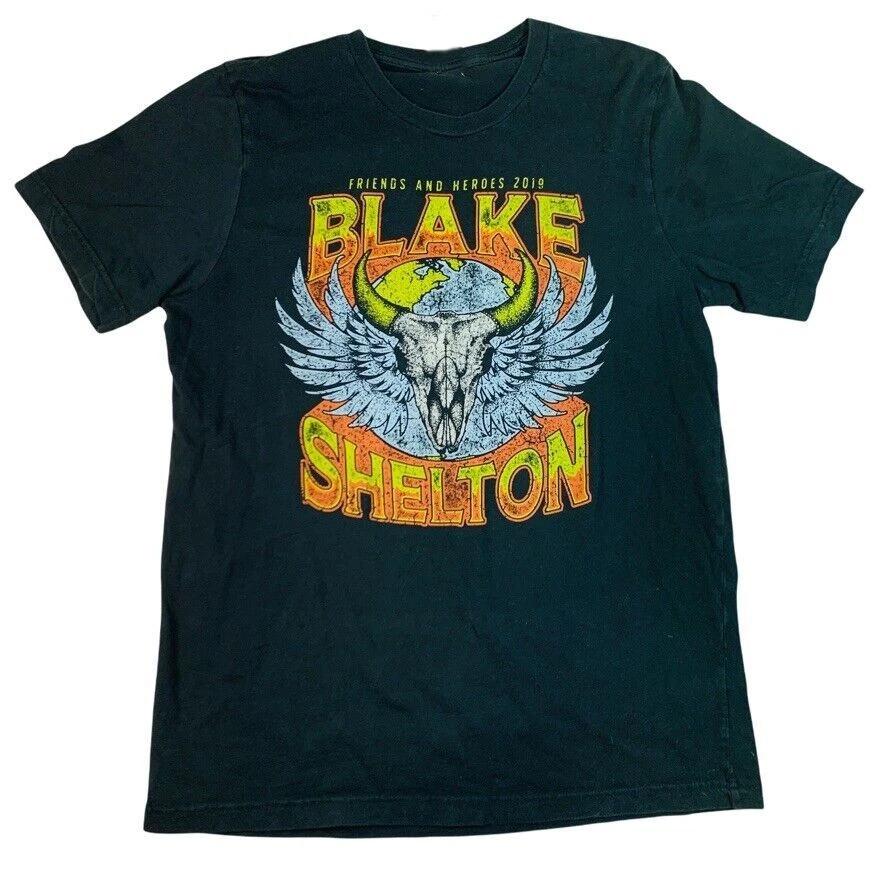 New Blake Shelton Friends and Heroes 2019 Gift For Fans Unisex S-5XL Shirt SS646 S
