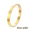 Rose Gold Titanium Steel Bracelet for Women - Non-fading, Stainless, with Three Diamonds, Simple & Fashionable Design.
