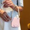 Pink Flip Book phone case for Samsung Z Flip 6 ZFlip5 OPPO Find N2 Flip / OPPO Find N3 Flip/Xiaomi Mix Flip Case with pearl chain