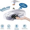 Ceiling Fans with Lights, Socket Fan Light with Remote Control, Dimmable Brightness, Socket Modern Flush Mount Low Profile Ceili