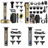 Metal Hair Clipper For Men Rechargeable Electric Hair Trimmer For Home Use