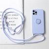 Ringhalter-Tragegurt-Hülle Für Samsung Galaxy S25 Ultra S24 FE S23 Plus A55 A54 A35 A15 Crossbody-Lanyard Magnetische Silikonhülle