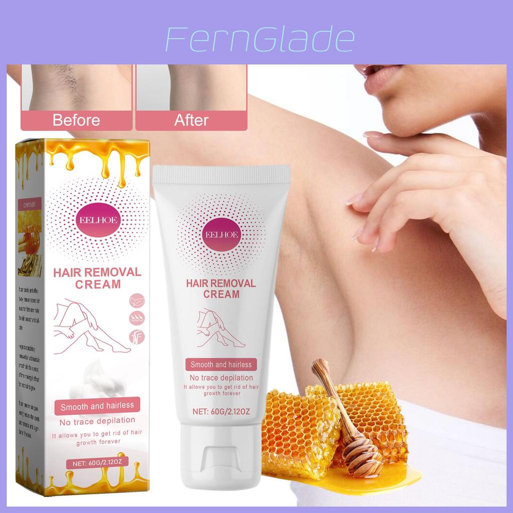Eelhoe Gentle Hair Removal Cream For Smooth And Soft Skin Ideal For Face And Body