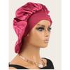 Unisex Head Wrap Elastic Band Bonnet sleep cap Extra Large Satin Silky Bonnet Sleep with Premium Elastic Band