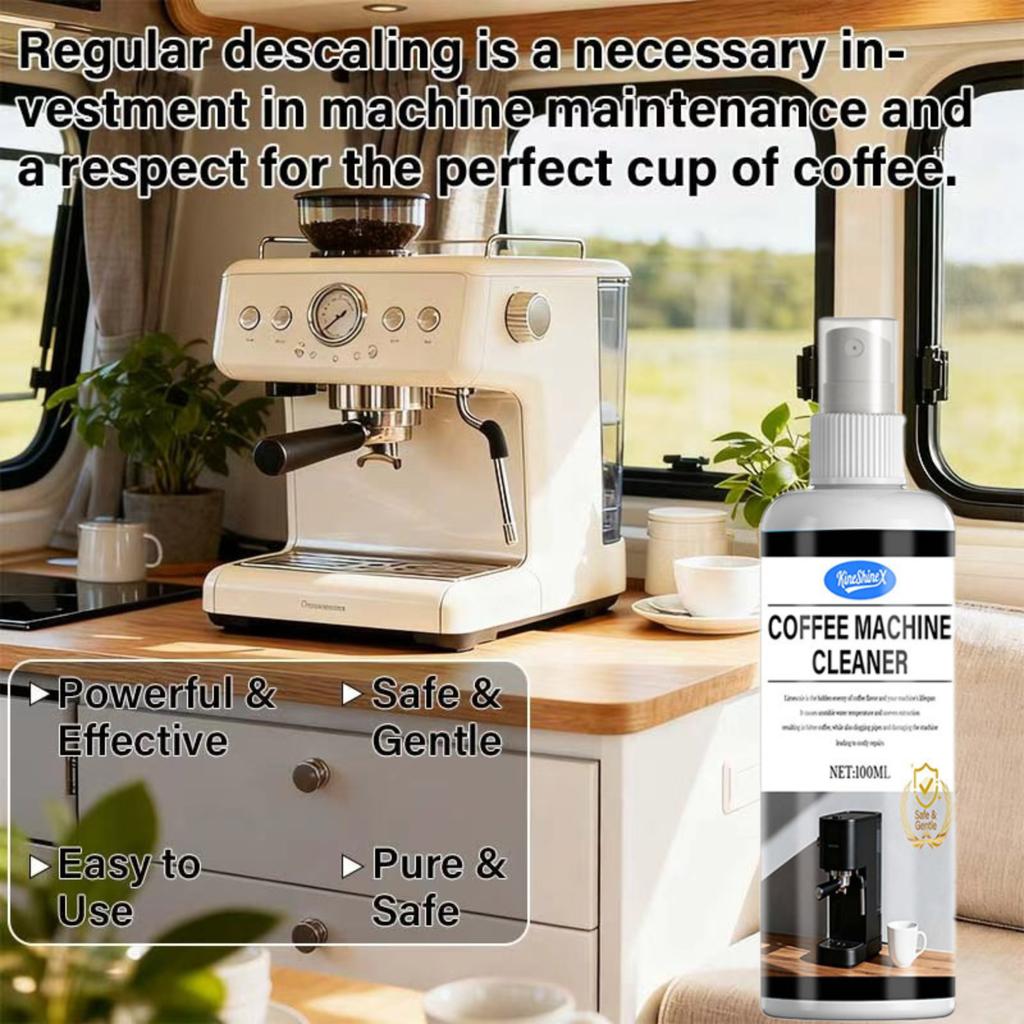 100ml Coffee Machine Cleaner RV Coffee Machine Descaling Filter Dirt Cleaner