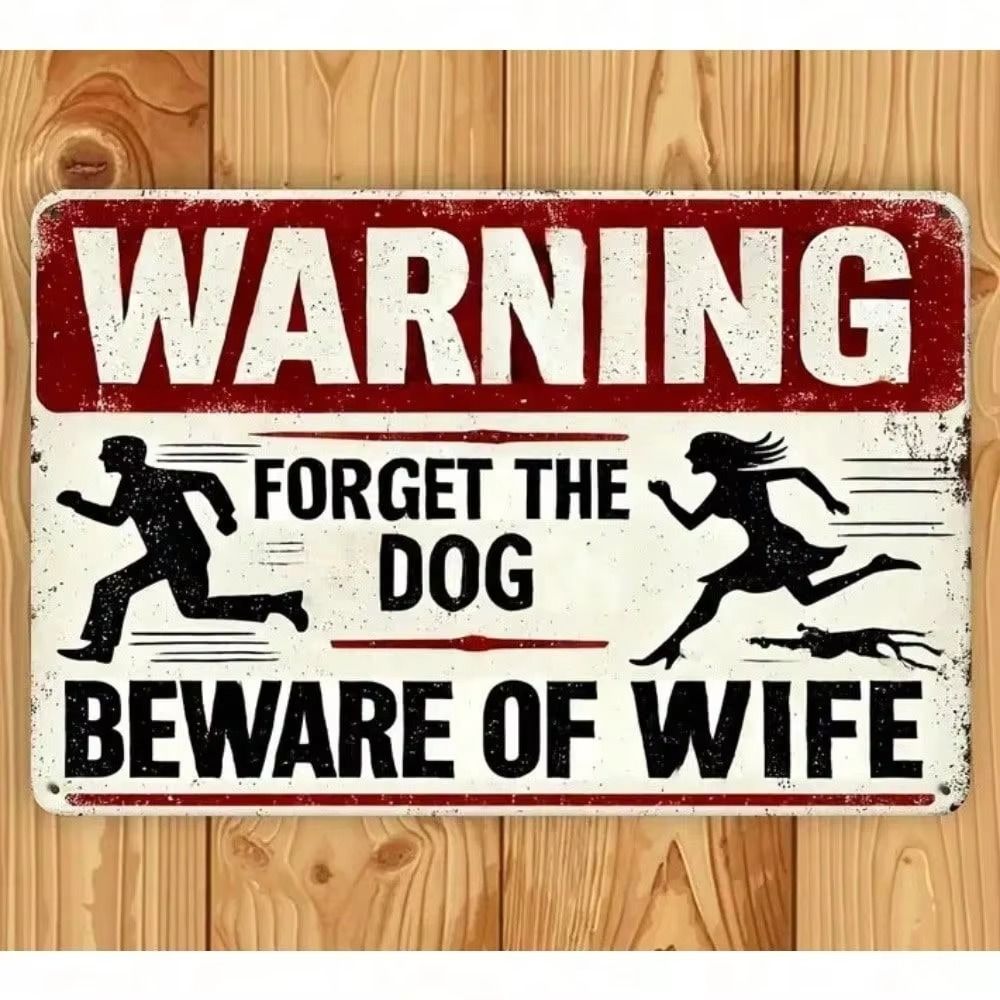 Tin Sign Wall Art Retro Metal Painting Home Decor 20x30cm