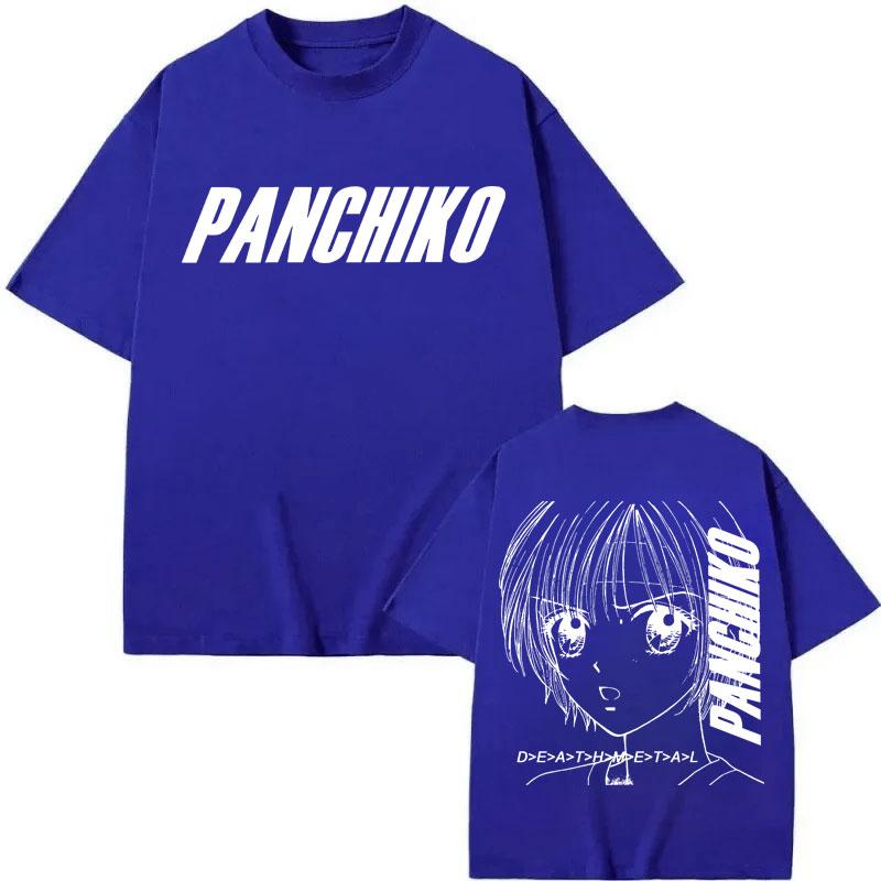 Limitované album Panchiko DEATHMETAL Merch Módní rockové tričko s krátkým rukávem Vysoce kvalitní bavlna Nadměrné tričko Unisex