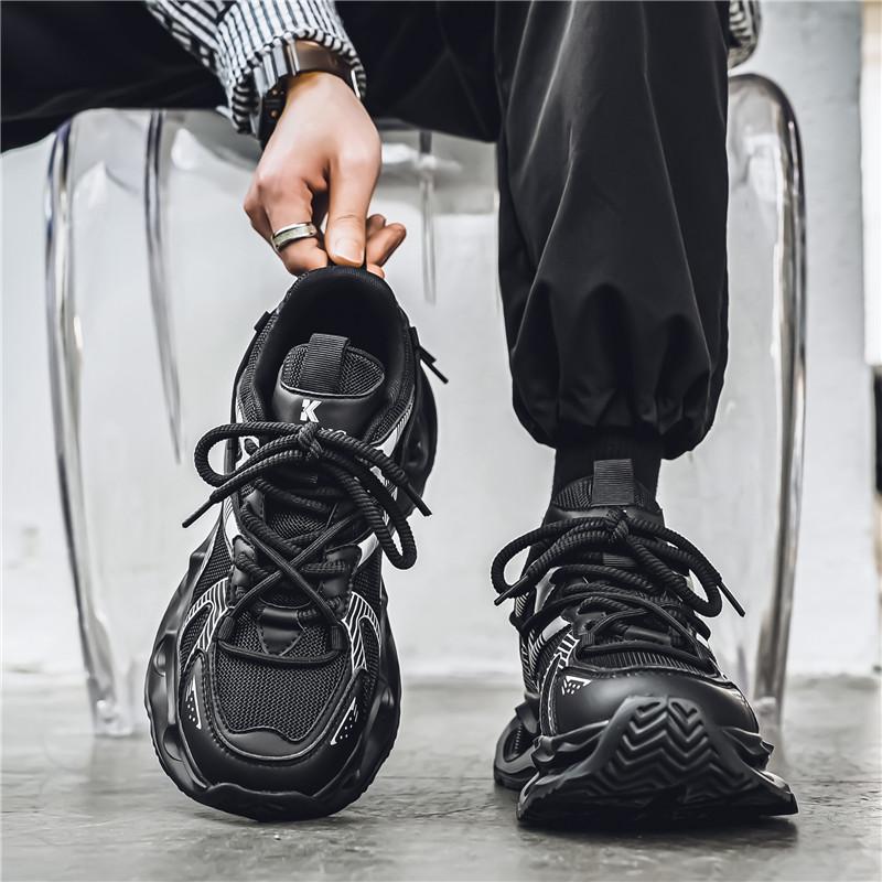 Student soft soled casual sports shoes breathable non slip comfort four season Outdoor men's running shoes fashion male sneakers