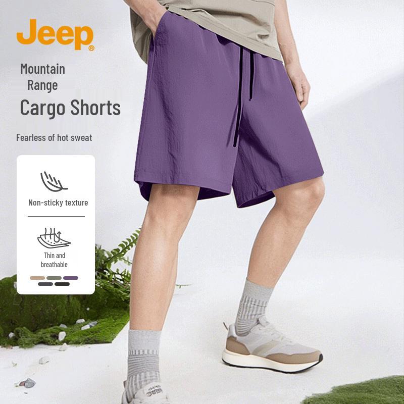 

JEEP Men s Cooling Ice Silk Fitness Shorts XL