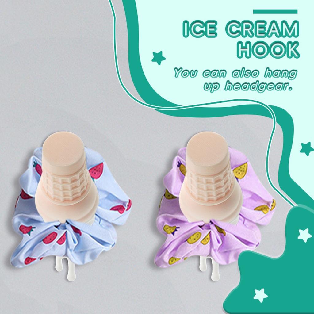 Ice Cream Shaped Towel Hook, Bathroom Hook, Clothes Hook