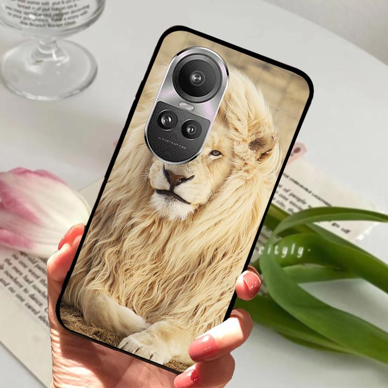 For Oppo Reno 10 5G CPH2531 Case Reno10 Shockproof Soft TPU Silicone Phone Cover For Oppo Reno 10 Pro 5G CPH2525 Funda Cartoon