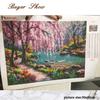 HUACAN Diamond Painting Landscape Full Diamond Embroidery Scenery Mosaic Picture of Rhinestone