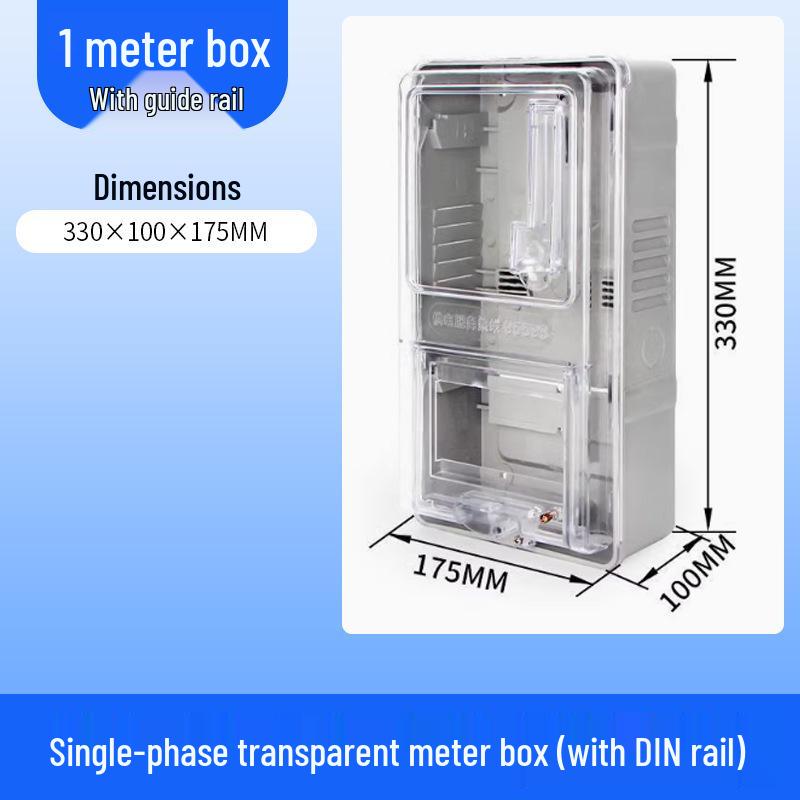 Digital 220V Single-Phase Electric Meter for Household & Rental Rooms – High-Precision Sub-Meter for Air Conditioning & Fire Detection