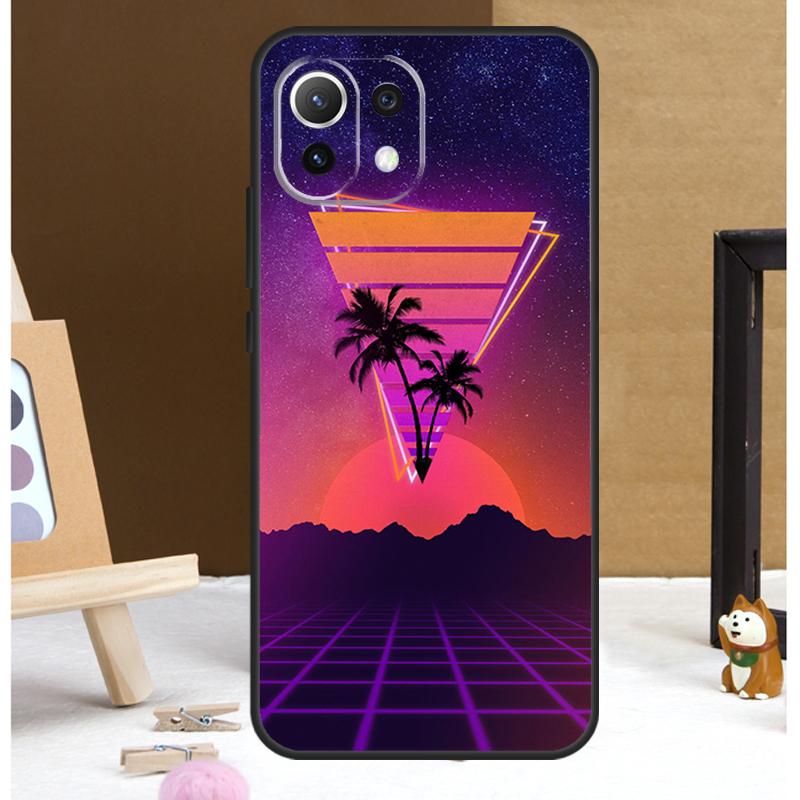 

Neon Retrowave 80s vintage art Case For Xiaomi 14 Ultra 13 11T 12T 13T Pro 12 Lite POCO X6 Pro X3 X4 X5 M5s M6 F3 F5 Cover POCO X6
