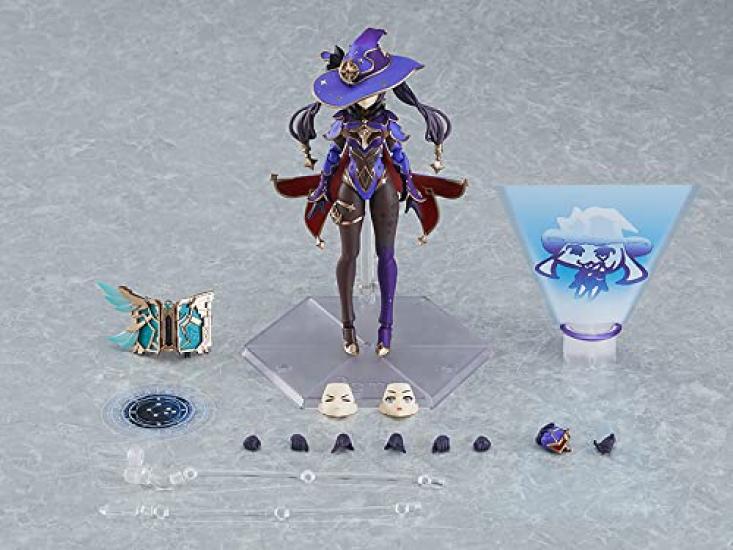 Figma Genshin Mona Underwater Gengan окрашенная подвижная фигурка M06795 ver. Немасштабируемый АБС, ПВХ, ПЭТ