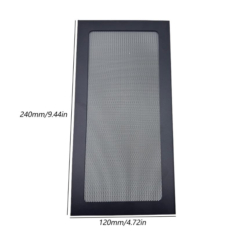 Universal PC Chassis Magnetic Dust Filter 12x24cm PVC Meshes Panel For Hardware Protections And Airflows Optimization