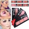 Natürliche rote Wangen Wangen Make-up Lidschatten Make-up Puder und Rouge