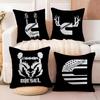 Gas Fueled Engine C-CumminsS Cushion Cover Soft Plush Fabric Double-Sided Printed Sofa Cushion Cover for All Seasons Home Decor