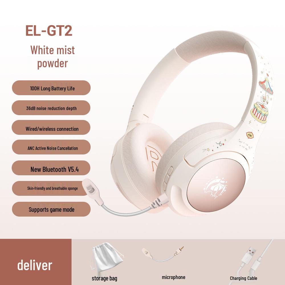 

Low Latency Wireless ANC Over-Ear Bluetooth Headphones with Long Battery Life for Gaming