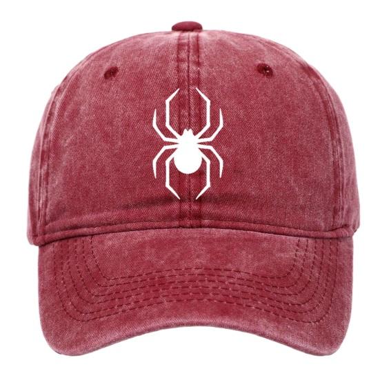 Embroidery Pattern Baseball Hat, Adjustable Back Buckle Retro Distressed Style Baseball Cap, Washed Cotton Fabric Outdoor Sunshade Hat