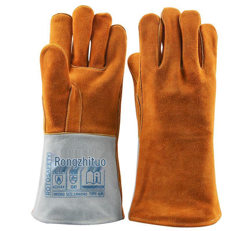 Pet Handling Cowhide Glove