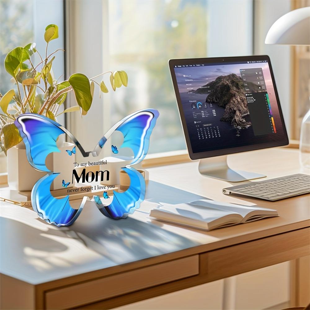 Charming Butterfly-Shaped Acrylic Keepsake for Mom - Express Your Love with a Meaningful Gift, Ideal for Mother'S Day, Birthdays 