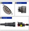 Universal LED Daytime Running Lights: Small Yellow Grille Lights for Pickup Trucks with 4 LED Beads