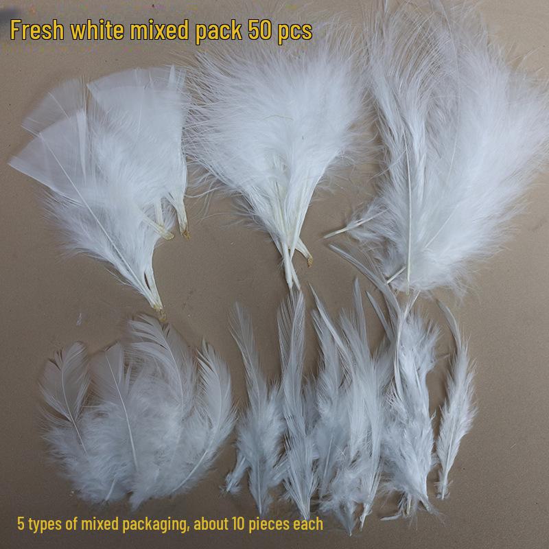 White Feathers for DIY Dream Catchers & Craft Decorations