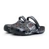 Crocs Classic clog Devil Smiley EVA Graffiti Comfortable Versatile Hole Shoes Unisex Black