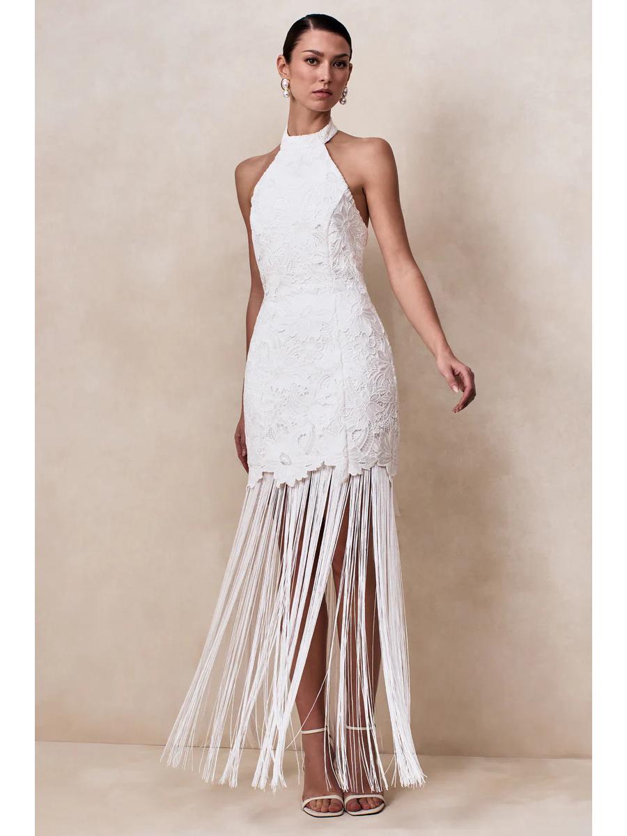 2026 Elegant Women s Spaghetti Strap Waist-Cinching Evening Gown L белый