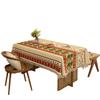 Fabric Tablecloth Waterproof Bohemian Style Home Rectangular Tassel Tablecloth Ins Style Tablecloth