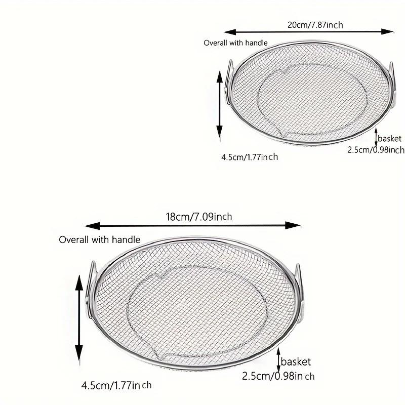 Stainless Steel Frying Oil Filter Tray, Kitchen Oil Filter Tray, Mesh Filter Basket for Frying Barbecue Food, Kitchen Filter