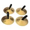 2 Finger Cymbals, Dance Instrument Accessory for Children, Metal Material, Ergonomic Design, Easy To