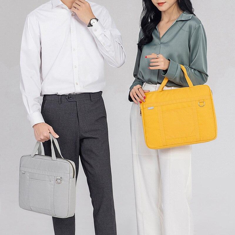 Servietă de afaceri de mare capacitate Documente de modă simplă Organizați geanta de depozitare Rezistent la apă A4 File Geantă Accesorii Accesorii