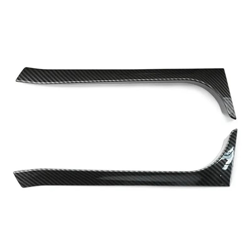 Rear Window Side Spoiler Canard Splitter Trim 2Pcs for Golf 6 Mk6 2009 2013 Plastic Carbon Fiber Look Material