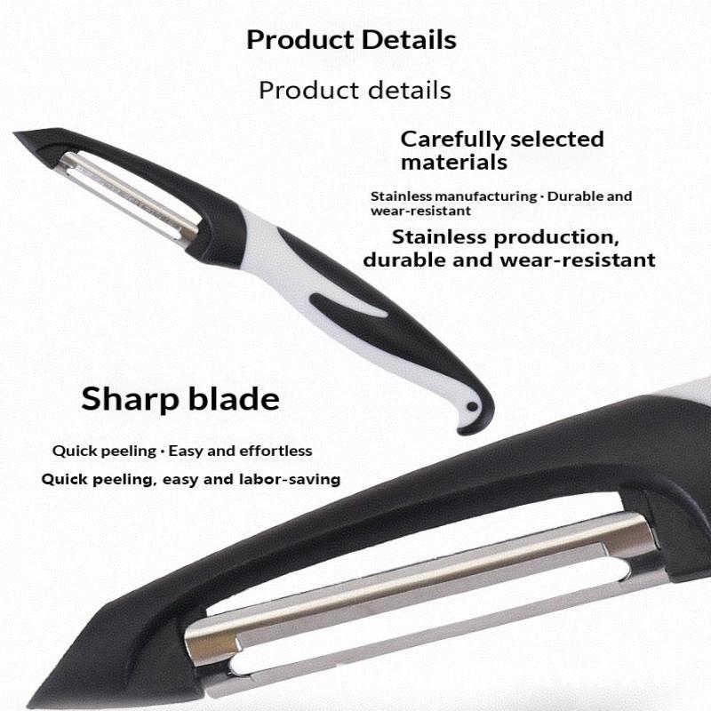 Vegetable Fruit Peelers With Stainless Steel Blades Non Slip Handle For Kitchen Carrot Potato Peeling Slicing