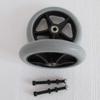 2Pcs 6/7/8inch Heavy Duty Wheelchair Front Caster Wheels Smooth Flexible Solid Tire Wheel Wheelchair Replacement DropShipping
